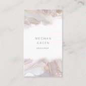 エーテル天然アルコールインクビモダンジネスカード 名刺 (正面)