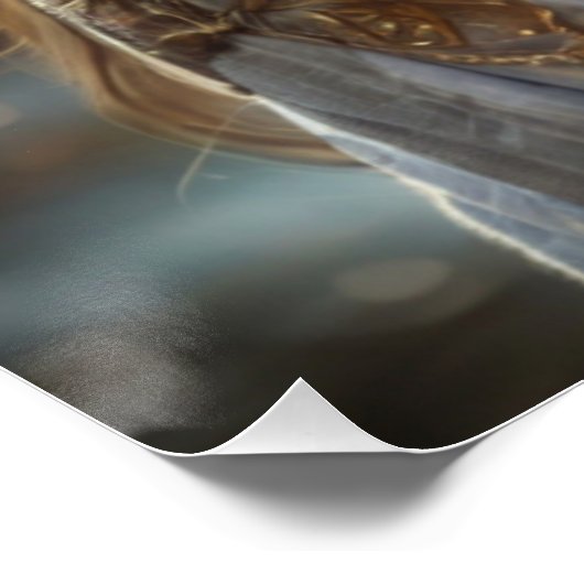 *~*エーテル女神ゴールデンライトファンタジーポートレート ポスター (コーナー)