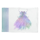 エーテル妖精のガウン | レインボーグラデーションパステルシェン 枕カバー (裏面)