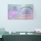 エーテル妖精のガウン | レインボーグラデーションパステルシェン 横断幕 (トレードショー)