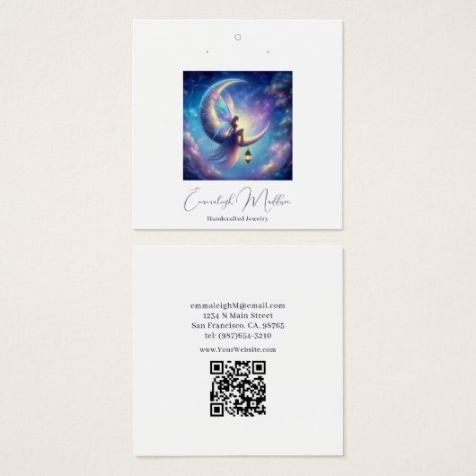 エーテル妖精の月の女神ジュエリーの喜び (正面&裏面)