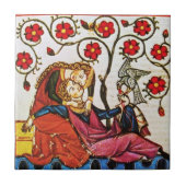 エーテル愛、白 タイル (正面)