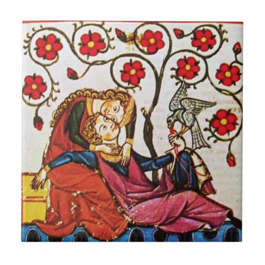 エーテル愛、白 タイル (正面)