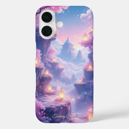 エーテル桜ファンタジー | 夢のようなアニメ Case-Mate iPhoneケース (裏面)