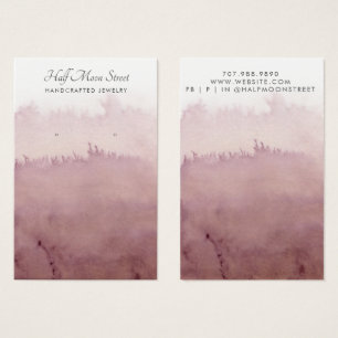 エーテル水彩耳飾りジュエリー表示カード