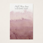 エーテル水彩耳飾りジュエリー表示カード (正面)