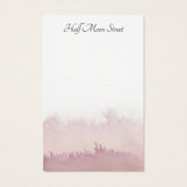 エーテル水彩耳飾りジュエリー表示カード (裏面)