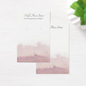 エーテル水彩耳飾りジュエリー表示カード (デスク)