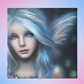 エーテル神秘的な妖精の女の子 ポスター