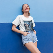 エーテル神秘的な妖精の女の子 Tシャツ