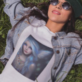 エーテル神秘的な妖精の女の子 Tシャツ