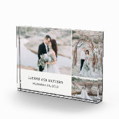 エーテル結婚の | 3枚の写真コラージュ フォトブロック (右)