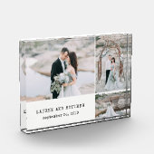 エーテル結婚の | 3枚の写真コラージュ フォトブロック (左)