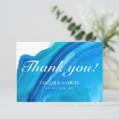 エーテル結婚波のサンキューカード サンキューカード (スタンド正面)