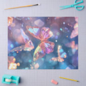 エーテル結晶性蝶のデコページ 薄葉紙 (クラフト)