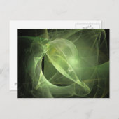 エーテル緑フラクタル ポストカード (正面/裏面)