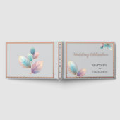 エーテル美しいソフトトーンお洒落パステル離れズ ゲストブック (全面)