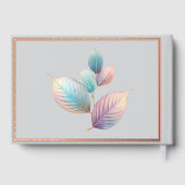 エーテル美しいソフトトーンお洒落パステル離れズ ゲストブック (裏面)