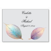 エーテル美しいソフトトーンお洒落パステル離れズ テーブルナンバー (裏面)