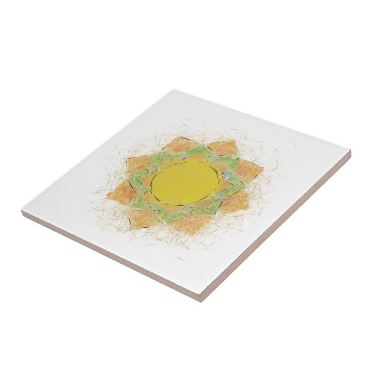 エーテル蓮の花 タイル (側面)