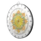 エーテル蓮の花 ダーツボード (正面右)