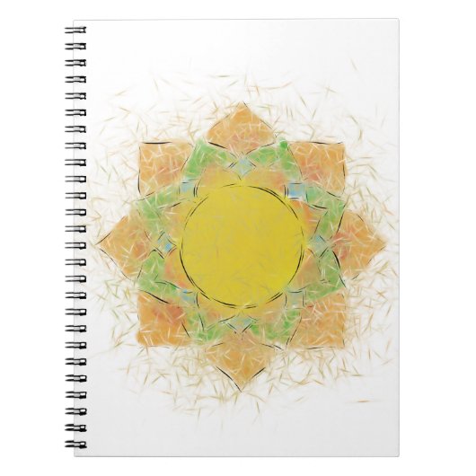 エーテル蓮の花 ノートブック (正面)