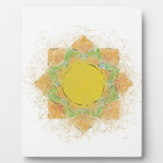 エーテル蓮の花 フォトプラーク (正面)