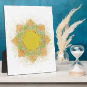 エーテル蓮の花 フォトプラーク (側面)