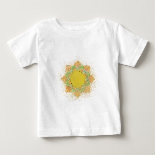 エーテル蓮の花 ベビーTシャツ (正面)