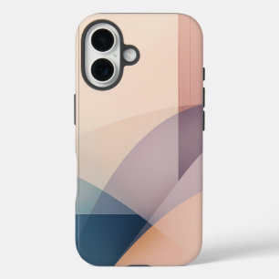 エーテル調和抽象芸術アールパモダンステルカラー iPhone 16ケース