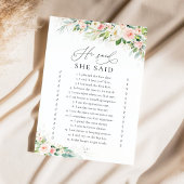 エーテル赤面ピンクローズブライダルシャワーゲーム