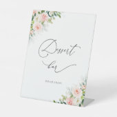 エーテル赤面ピンクローゼズデザートバーサイン 台座サイン (正面)