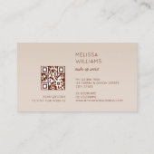 エーテル金ゴールドバラ花 名刺 (裏面)