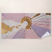 エーテル開花 ビーチタオル (正面)