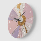 エーテル開花 ラージ壁時計 (傾斜)