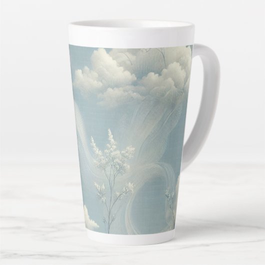 エーテル雲 カフェラテマグ (右アングル)