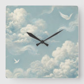 エーテル雲 スクエア壁時計 (正面)