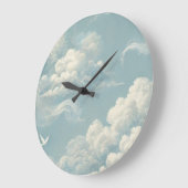 エーテル雲 ラージ壁時計 (傾斜)