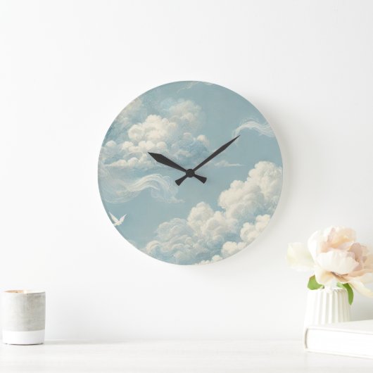 エーテル雲 ラージ壁時計 (ホーム)