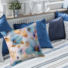 エーテル青色フローラアルコールインク クッション