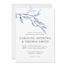 エーテル青 | Chic Botanical 葉結婚s