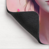 エーテル魅惑おとぎ話の美しい女性 マウスパッド (コーナー)