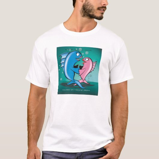 エーテル-金曜の夜(魚)のGARTHアダムのダンス Tシャツ (正面)