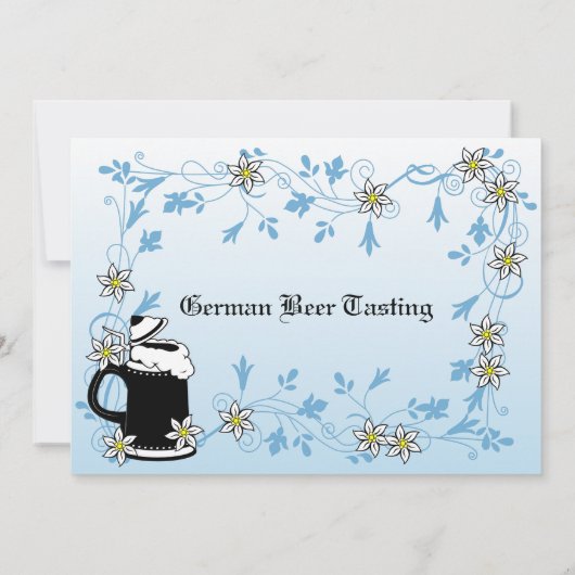 エーデルワイスとスタインエレガントオクトーバーフェスト 招待状 (裏面)