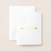 エーデルワイスとバードズ結婚のおめでとう  箔カード (裏面封筒付き)