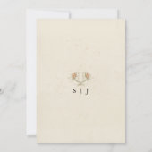 エーデルワイスの野花 Save the Date 招待状 (裏面)