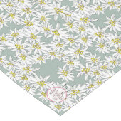 エーデルワイスサウンドオブミュージックフローラアルパインセージ緑 ロングテーブルランナー (コーナー)