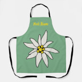 エーデルワイスシャレーフラワーレトロハッツヴィンテージアルム エプロン (正面)