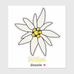 エーデルワイスシャレーフラワーレトロハッツヴィンテージアルム シール