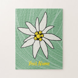 エーデルワイスシャレーフラワーレトロハッツヴィンテージアルム ジグソーパズル